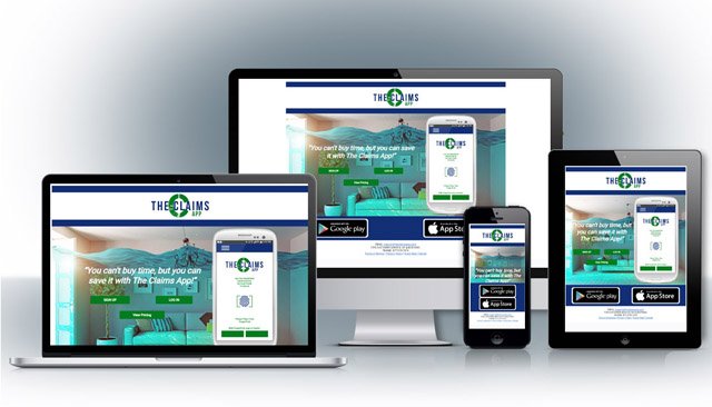 The Claims App Website and Phone App