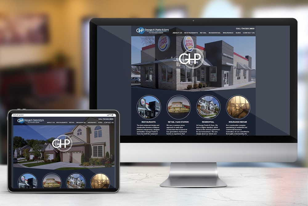 G.H. Pastor & Sons Website Design