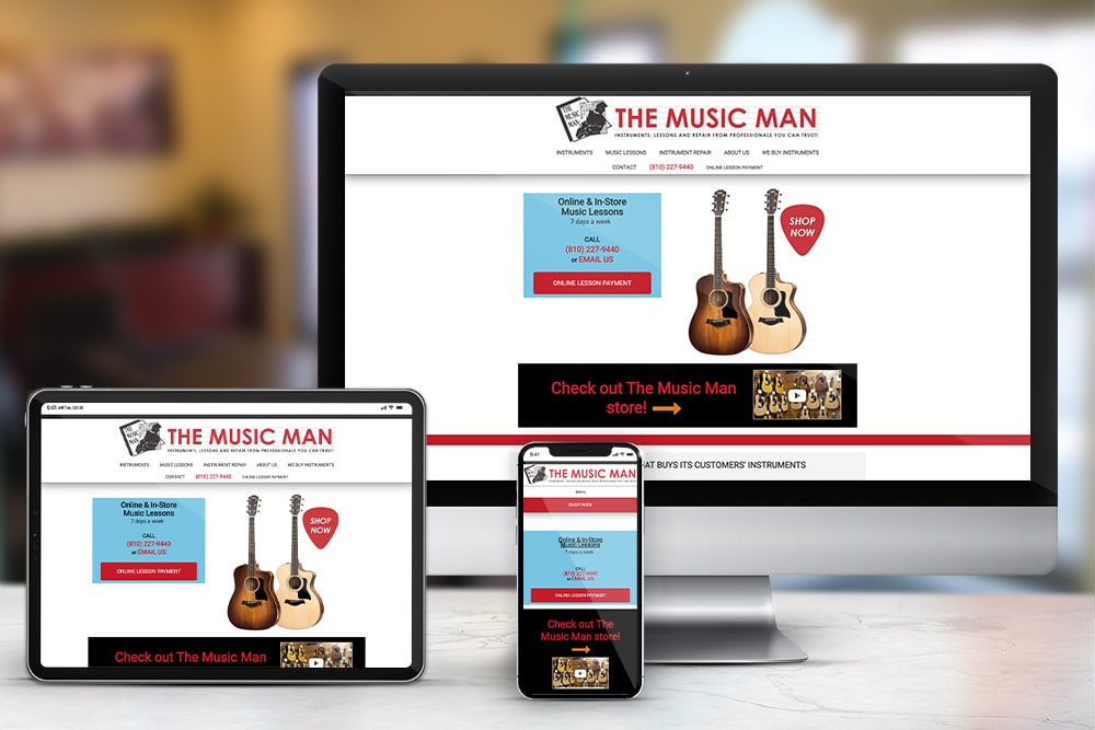 Go Music Man Website